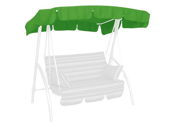 Toit balancelle 160 x 145 cm Swingtex vert pomme